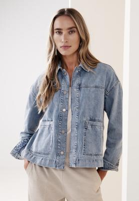 Style Jacket,light blue washed