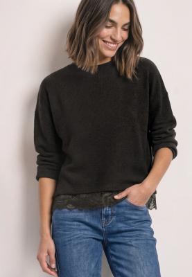 LTD QR soft melange look shirt