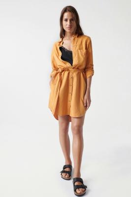 Hemdblusenkleid aus Tencel