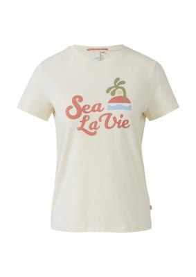 Baumwollshirt mit Frontprint