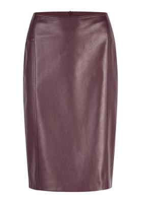 Stiftrock aus weichen Faux Leather