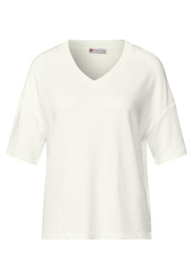 LTD QR summer knit look v-neck