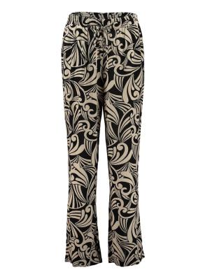 Luftige Stoffhose mit dekorativem Muster und elastischem Bund – bequem und stylisch zugleich