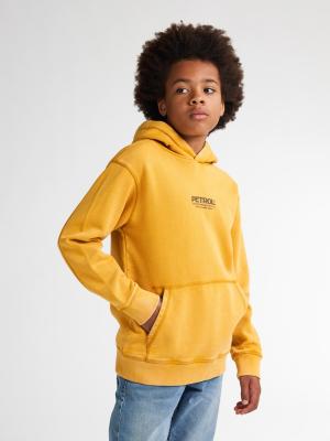 Petrol Industries Hoodie – Lässiger Style in sonnigem Gelb