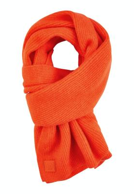 Strickschal mit tonalem Badge – Eleganz trifft auf Komfort