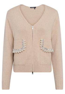 MARC AUREL Strickjacke – Edle Eleganz mit Viskose-Mix und Perlen-Akzenten