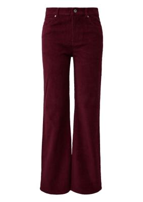 Entdecke den Cord-Chic: Stylische High-Rise-Hose mit weitem Bein