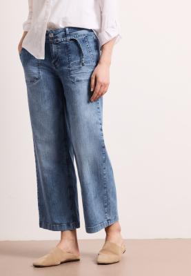 QR Style Emee Wide Leg,mw,stri