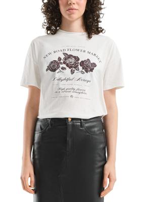 lässiges Printshirt aus weichem Jersey-Baumwollstoff