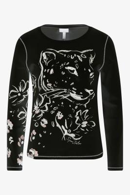 Sportalm Shirt mit Leo-Print – Extravaganz trifft Komfort