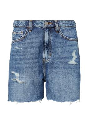 Jeans-Shorts Mom / Relaxed Fit / High Rise