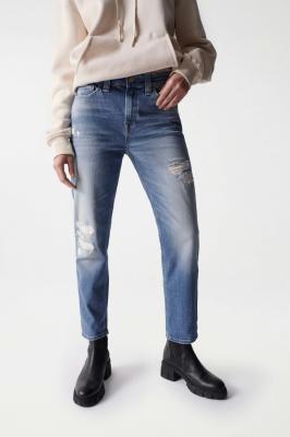 Damen Jeans True Crop Medium