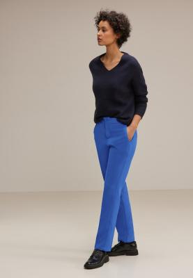 Damen Hose loose fit | EOS_HW solid Twill pants