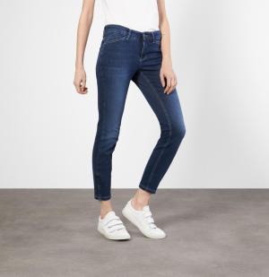 Modische 5-Pocket-Jeans mit Zipperdetails am Saum | Dream CHIC