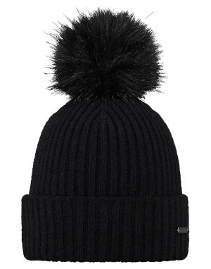 Kuschelige Damenmütze mit Bommel aus Kunstpelz. | Kenzie Beanie