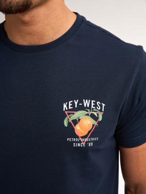T-Shirt mit Key West Print – von Petrol Industries