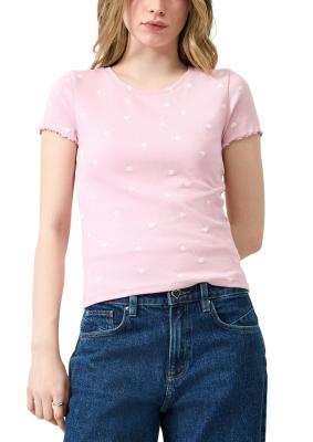 Rippshirt im All-over-Print