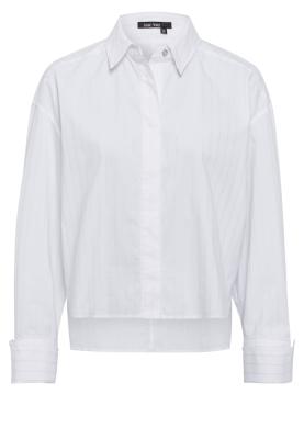 Oversize-Hemd mit Lurexstreifen – Moderner Glanz trifft lässige Silhouette