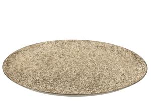 Schale gebrochenes Glas46x46x4,5 cm