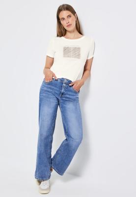 artwork shirt w.turn-up cuffs