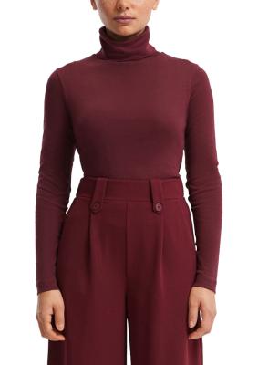 Langarmshirt mit Rollkragen