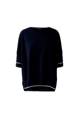 Miss Lagotte Pullover – Maritimes Flair mit Kontrast-Details