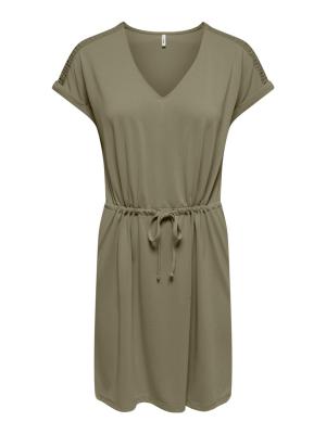 ONLFREE S/S LACE STRING DRESS JRS