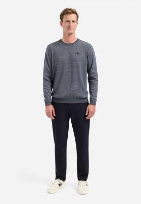 Zweifarbiger Pullover | Pullover Crewneck 2 Coloured Melange