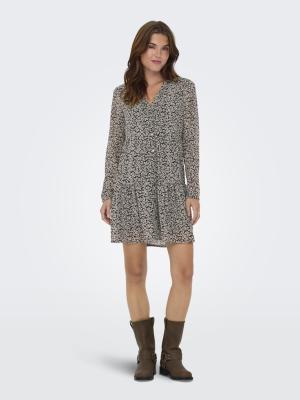 ONLSTAR LIFE L/S LOOSE BUTTON DRESS