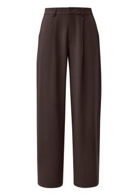 Bundfaltenhose aus pflegeleichtem Twill