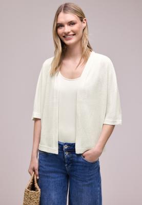 LTD QR knit look batwing jacke