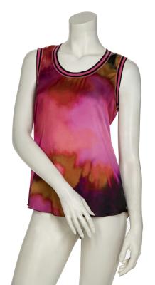 Damen Top ärmellos | Top satin