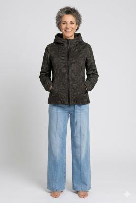 Beate Heymann Design-Jacke – Avantgardistische Crash-Optik