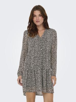 ONLSTAR LIFE L/S LOOSE BUTTON DRESS