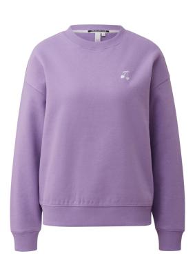 Weiches Sweatshirt mit kleiner Stickerei