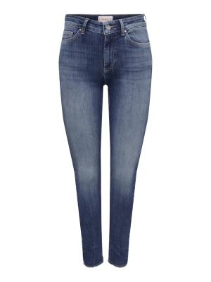 Knöchellange Skinny Jeans | ONLBLUSH MID SK ANK RAW DNM REA194
