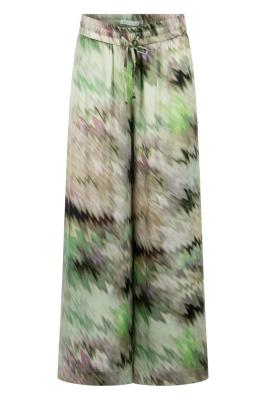 Luxuriöse, Lässige Pyjamahose mit Weitem Bein