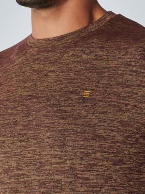 T-Shirt Long Sleeve Crewneck Stretch, 3 Coloured Melange