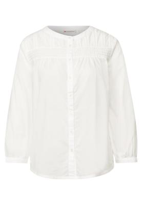 Cotton blouse w pintuck detail
