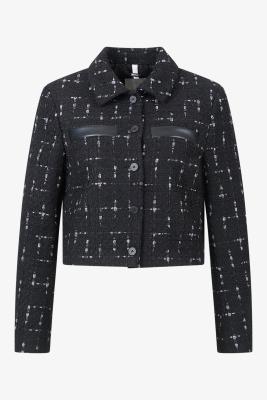 Kurze Tweed-Jacke – Femininer Chic trifft modernes Design