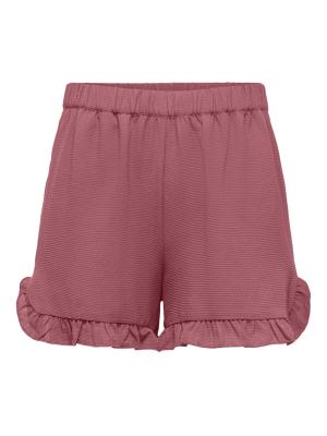 ONLNOVA LIFE FRILL SHORTS SOLID WVN