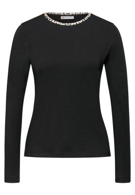 basic jersey shirt w.printed c