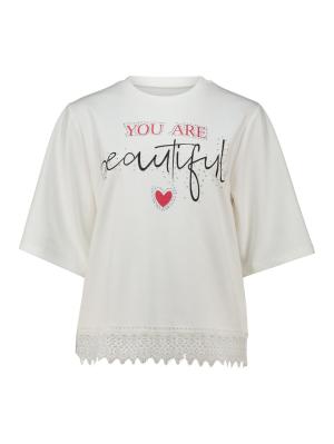 T-Shirt mit Frontprint.