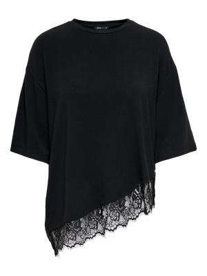 ONLGLAMOUR S/S LACE T-SHIRT JRS