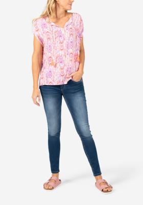 Skinny Jeans mit High Waist und authentischer Waschung | L28 WomenTight SanyaTZ