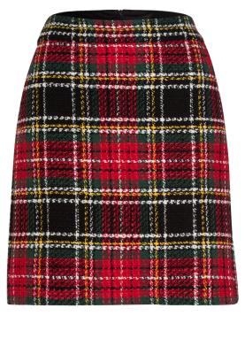 Minirock im farbenfrohen Karomuster