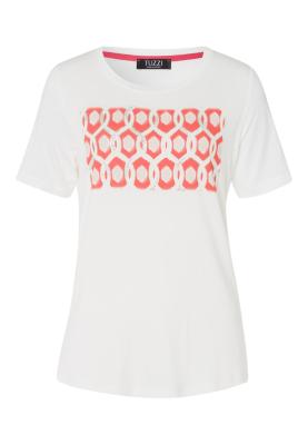 Lässiges Shirt mit Rundhalsausschnitt und modernem Print | S51Top/TShirt