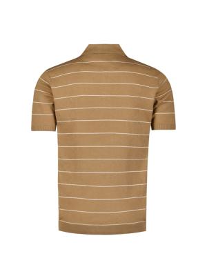 Gestreiftes Poloshirt mit klassischem Kragen – zeitlos, bequem & vielseitig