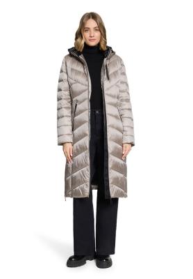 Gil Bret langer Steppmantel mit Kapuze – feminin & modern