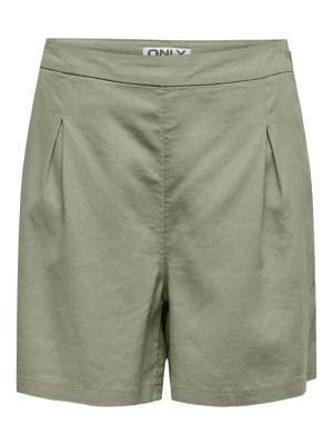 Short | ONLCARO HW LINEN BL PLEAT SHORTS CC